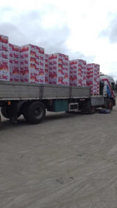 Citrus del norte camion caga empaque productores y mercados en jujuy